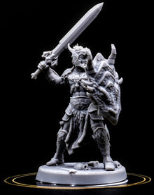 Scaleguard Arena Champion – 53mm Fantasy Miniature