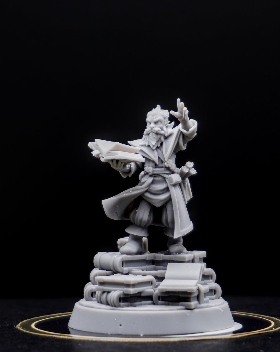 Stormspark Gnome Wizard – 32mm Miniature