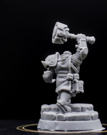 Thunderhand Dwarf Cleric – 32mm Miniature